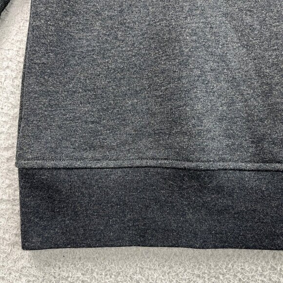 Revtown 1/4 Zip Sweatshirt Mens Medium Gray Mock Neck Fleece Comfort Minimalist - Picture 6 of 16